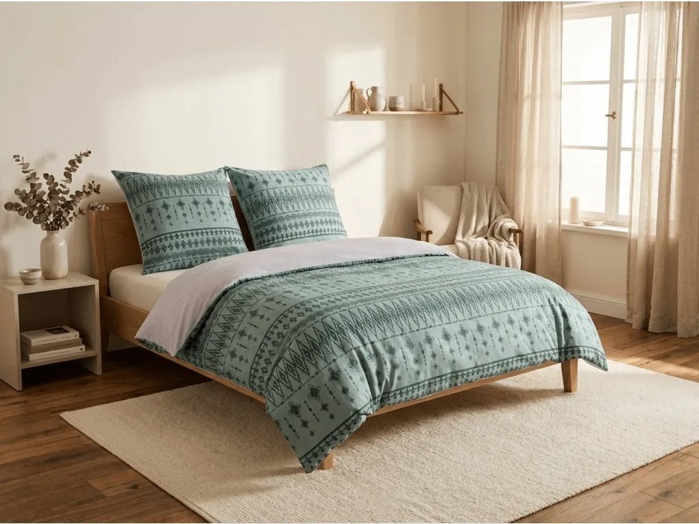 Mikroflanelové obliečky ELVADO mentolové Rozmer obliečky: 70 x 90 cm | 140 x 200 cm