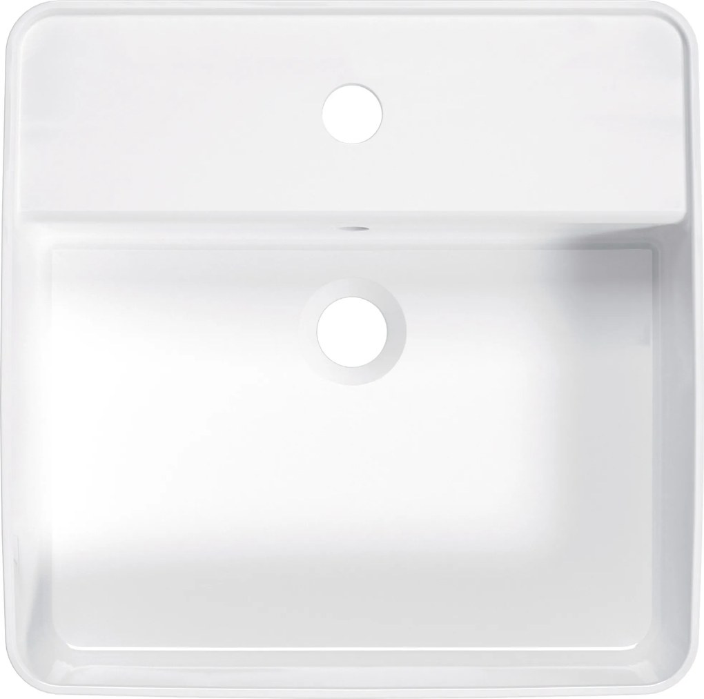 Deante Umývadlo na dosku Square 42x42 cm - CGS 6U4B, keramika