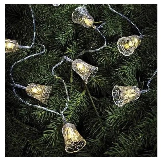 Markslöjd 703237 - LED Vianočná reťaz BELL 10xLED 2,1m