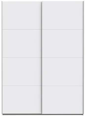 Šatníková skriňa KARO 150x210 cm biela