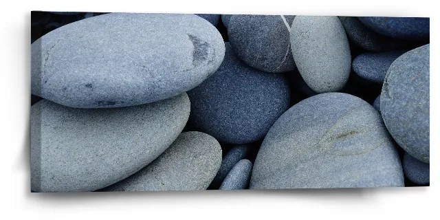 Sablio Obraz Čierne kamene - 110x50 cm
