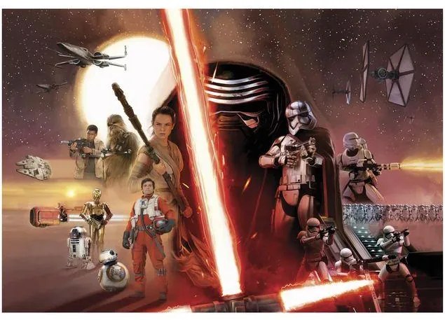 MANUFACTURER -  Fototapeta Star Wars - EP7 Collage