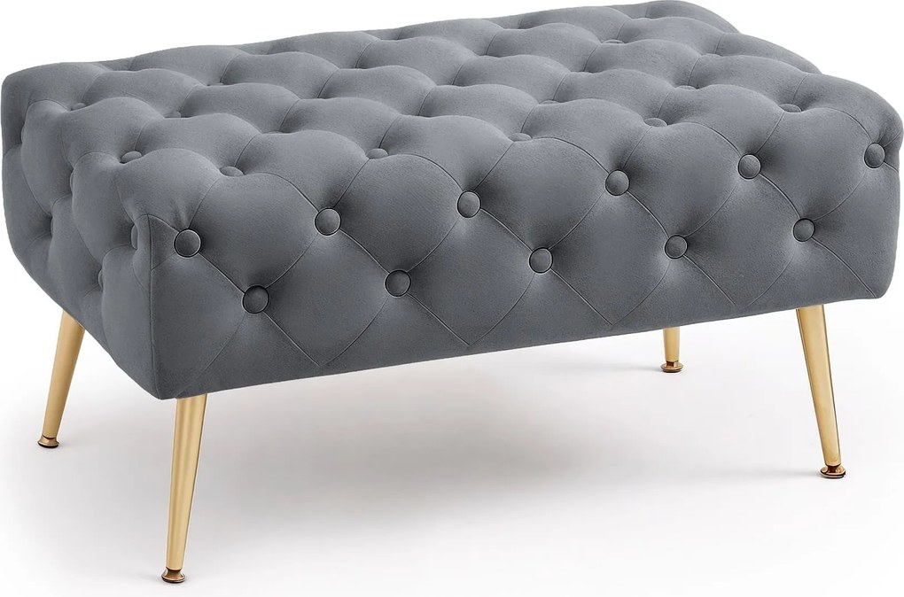 Taburet Madrid grafitový