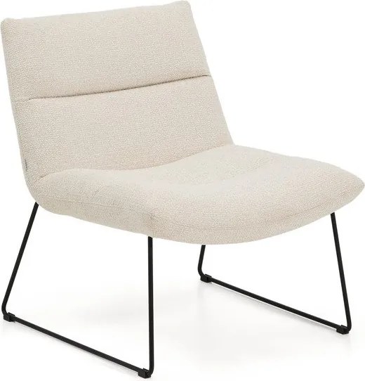 Béžové ženilkové kreslo Asen – Kave Home