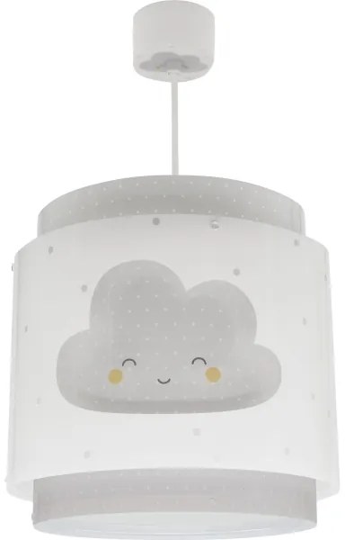 Dalber 76012E - Detský luster BABY DREAMS 1xE27/15W/230V šedá