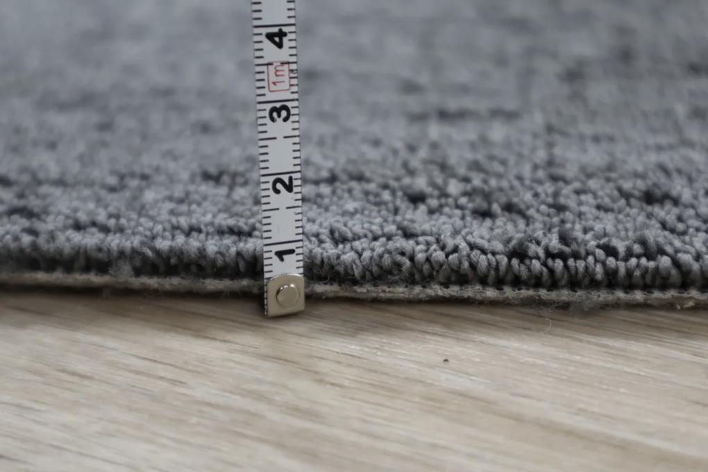 Associated Weavers koberce Metrážny koberec Miriade 97 antracit - S obšitím cm
