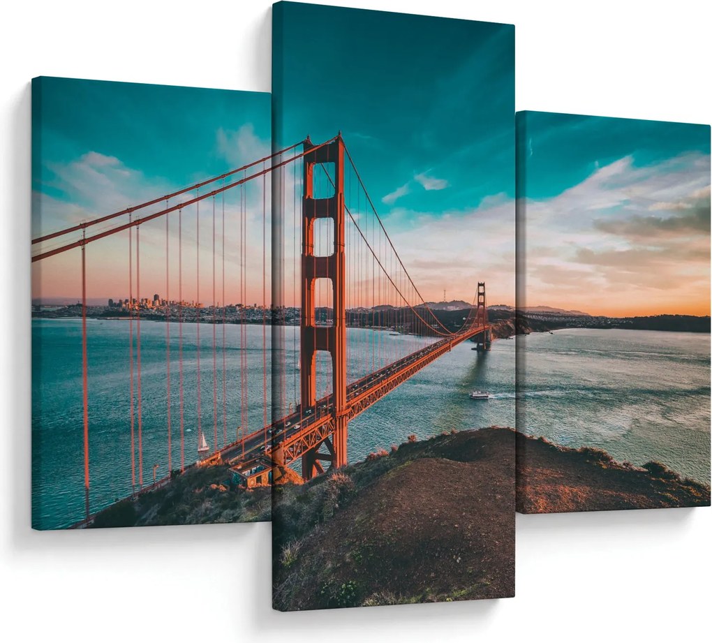 Obraz- Golden Gate, San Francisco (90x60 cm)