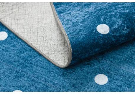 JUNIOR 52244.801 umývací koberec Mickey Mouse pre deti protišmykový - modrý Veľkosť: 160x220 cm
