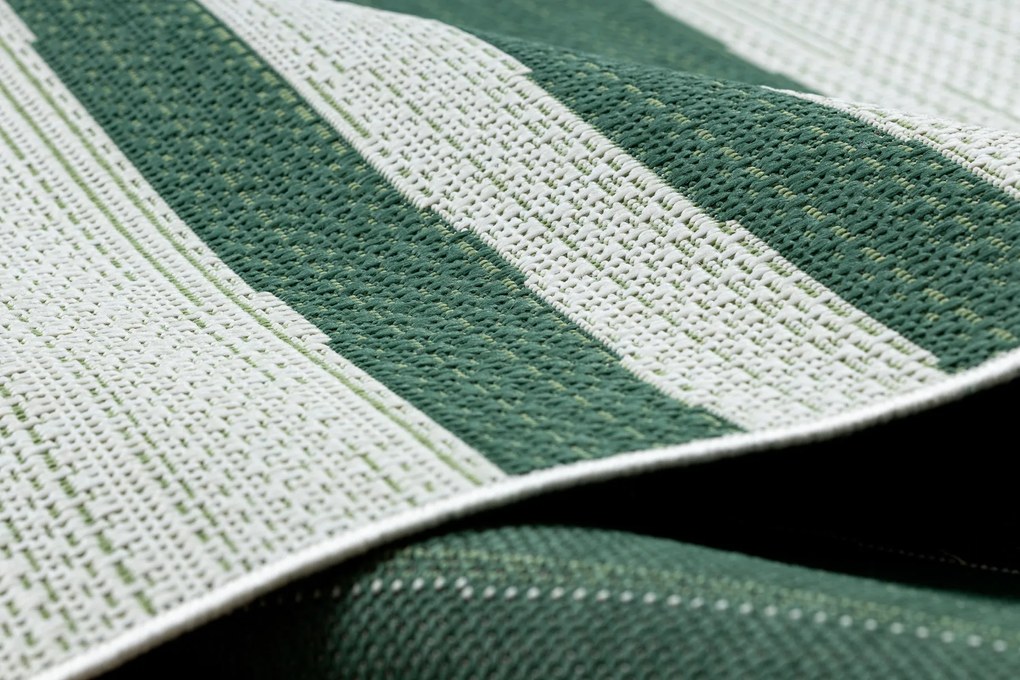 Koberec COLOR 19676362 SISAL riadky béžová / verde