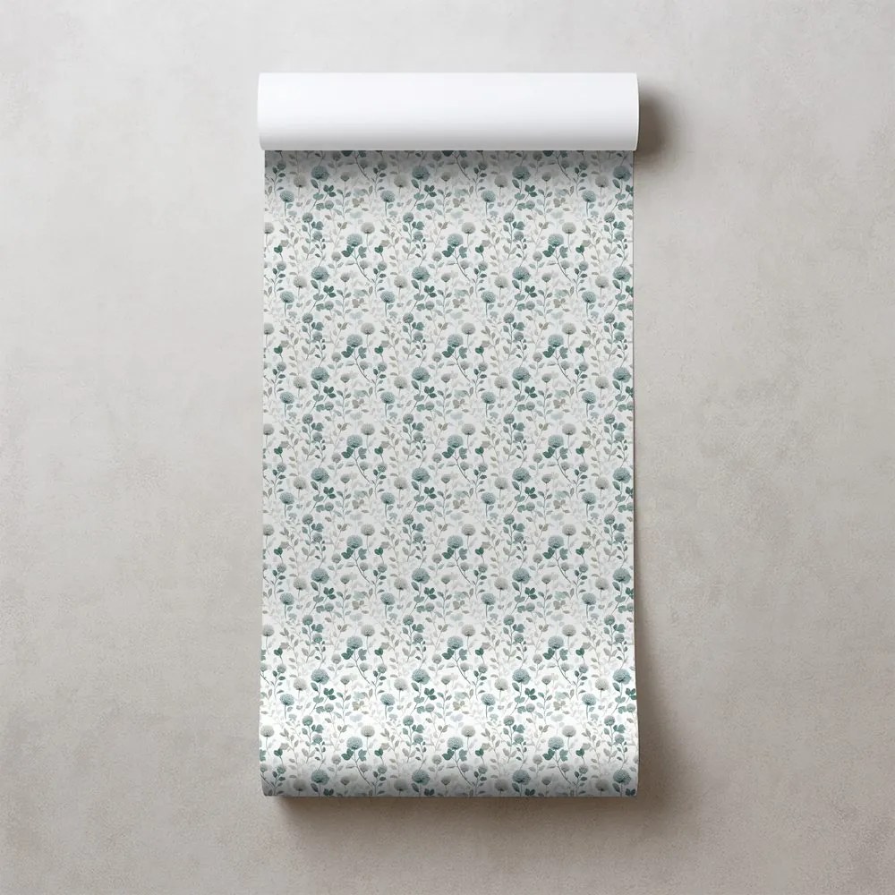 Tapeta jemné kvetinové vetvičky