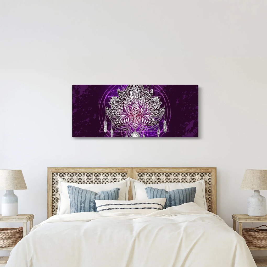Obraz - Lotos (120x50 cm)