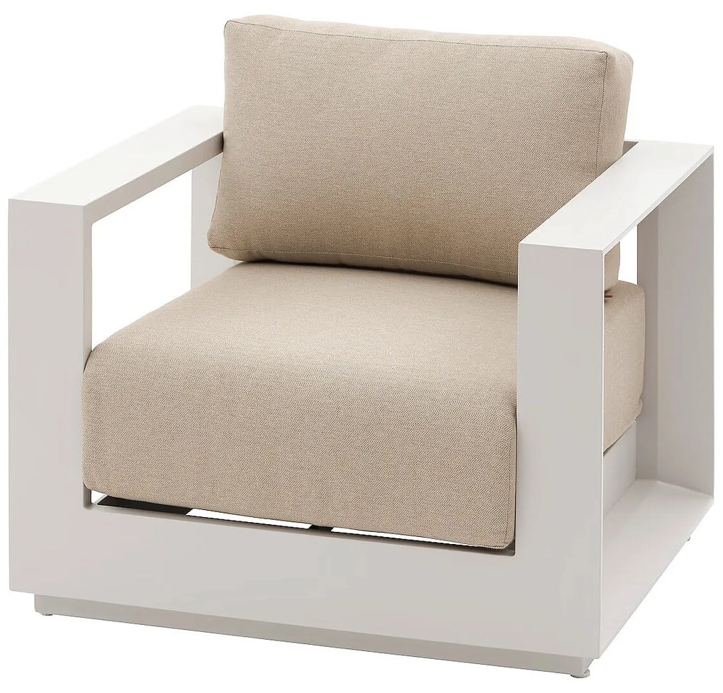 Hliníkové kreslo MADRID (cappuccino)