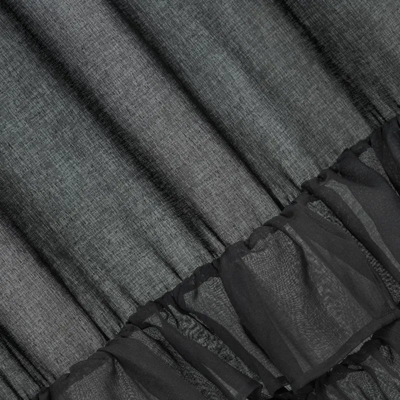 Dekorstudio Záclona s volánmi DOLLY 140x250cm čierna