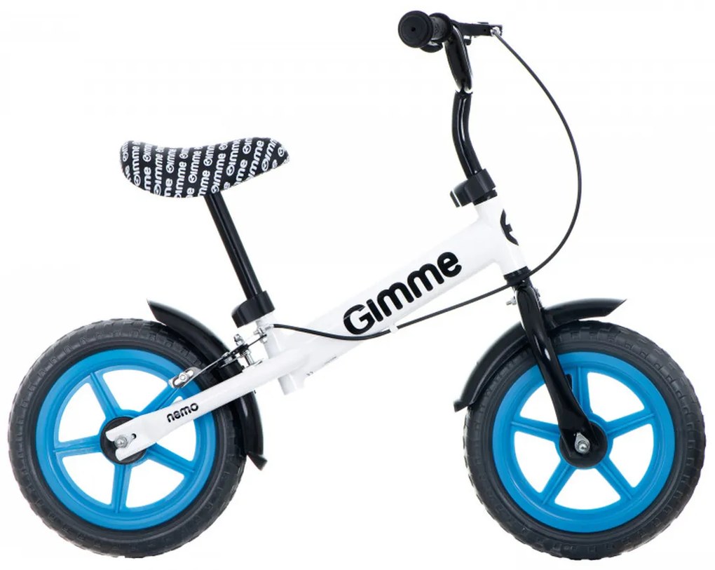 KIK GIMMIK Bežecký bicykel s brzdou Nemo 11" modrý 3+