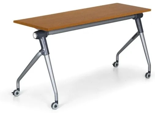 Stôl so sklopnou doskou TRAINING PLUS, 1450x450 mm,  čerešňa