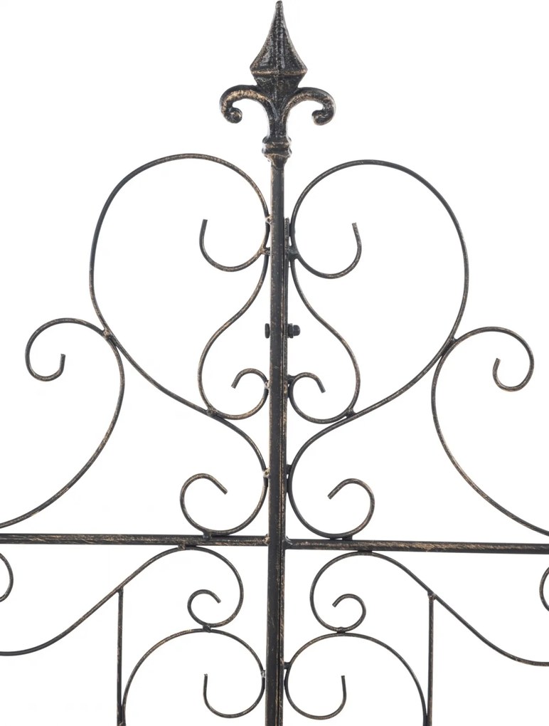 Mriežka na popínavé rastliny Mandevilla - 133 x 99 cm - Bronzová