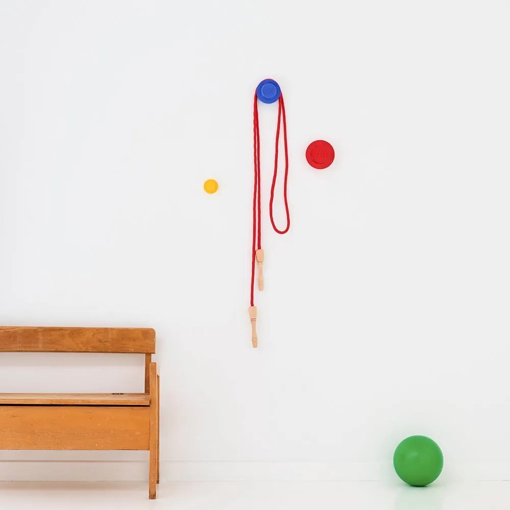 Sada 3 vešiakov na stenu LEGO® Colour