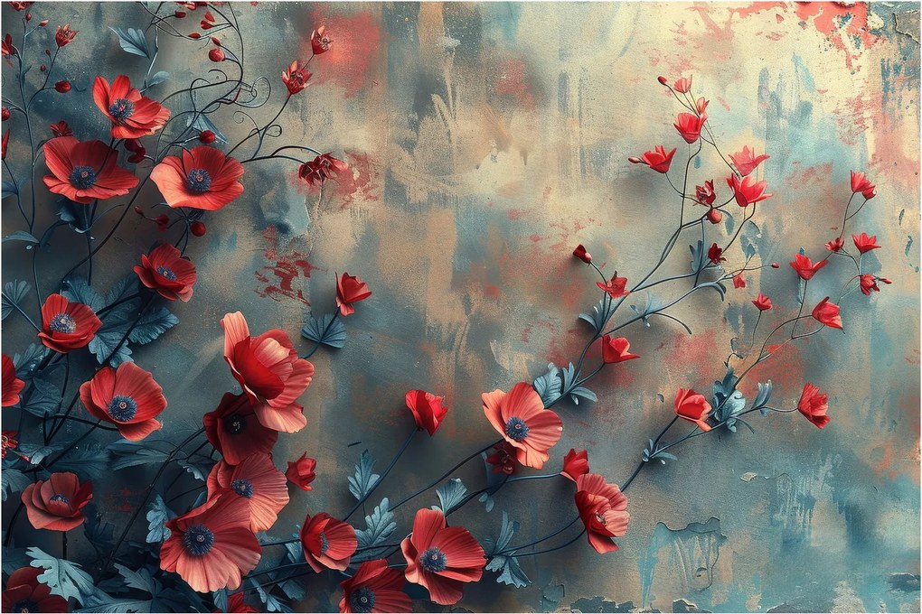Obraz - Vlčie maky (90x60 cm)