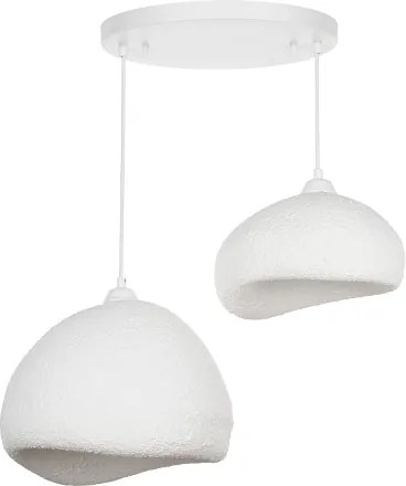 Brilagi - Lanový luster WABI SABI 2xE27/40W/230V priemer 70 cm biely