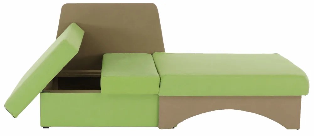 Detská sedačka Kubošík zelená + béžová (L). Vlastná spoľahlivá doprava až k Vám domov. 772614
