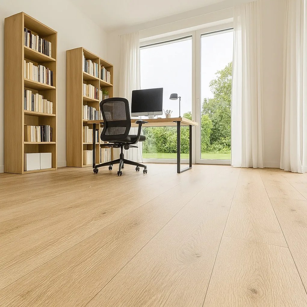 Gerflor, PVC podlaha - lino AladinTex Ultra 0720, na mieru, šíře 2m,4m, hnedá, filc, chodba / predsieň