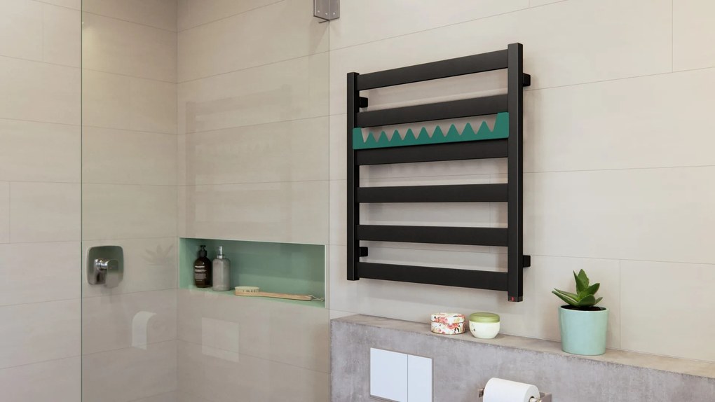 Terma Vivo 1150x500 vodný/elektrický radiátor White Matt ZS