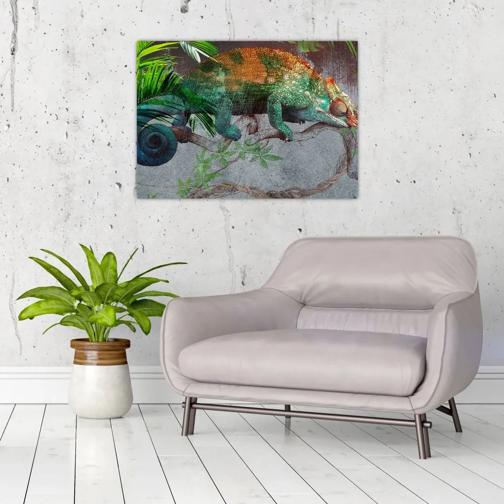 Obraz - Chameleon (70x50 cm)