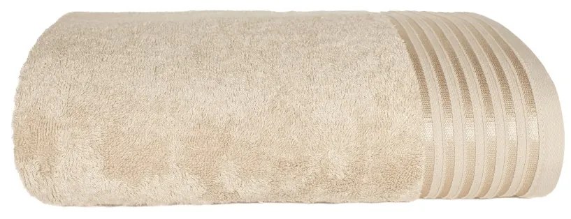 Bavlnený froté ručník s modalem VELA 50x90 cm béžový