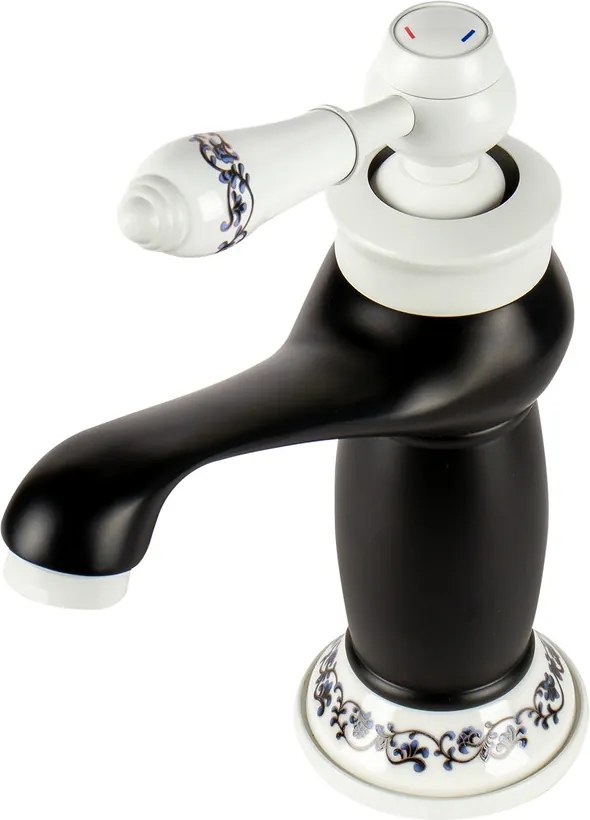 Izmir Black &amp; White retro umývadlová batéria