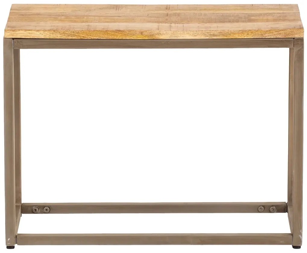 furniture-nabytek.cz - Masívna lavica Pune z mangového dreva, lakovaná, hnedá