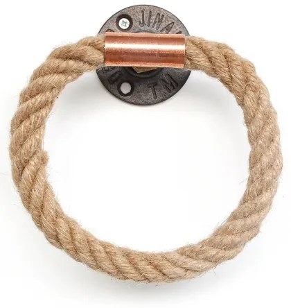 Držiak uteráka 16x16 cm béžová/zlatá