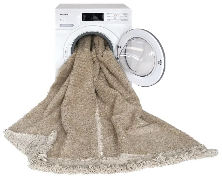 Béžový bavlnený koberec 140x200 cm Duetto Sage – Lorena Canals