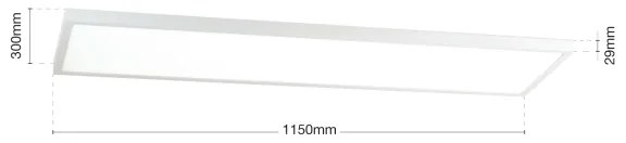 Orion - LED stmievateľný prisadený panel DISC LED/40W/230V 2700/3000/4000K 115x30 cm biely