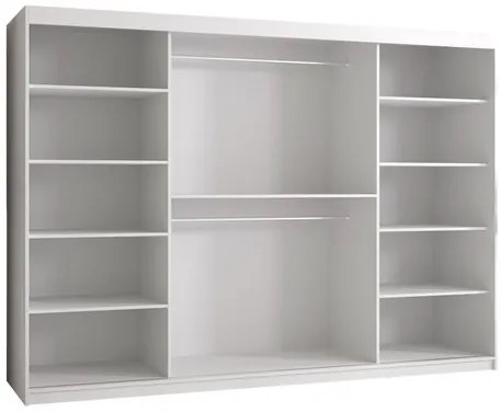 Veľká skriňa Towiro Slim 2 250, Farby: Biela