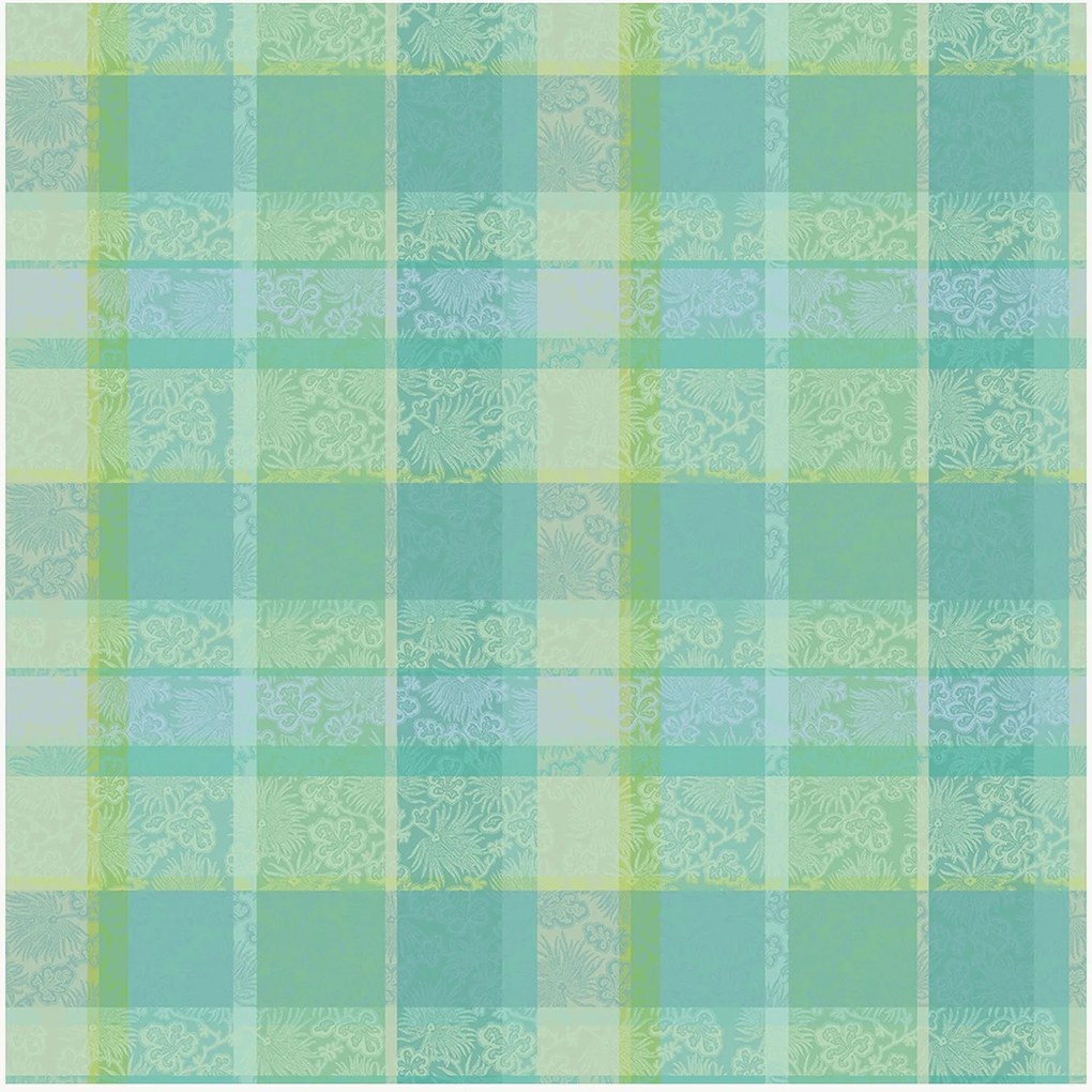 Bavlnený obrus so žakárovým tkaním Mille Venusta Aqua