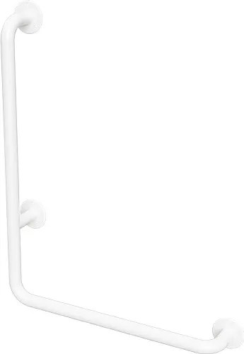 Bemeta Design HELP: Madlo, 680 mm, v tvare L, ľavé, bez krytky, biela - 301112074