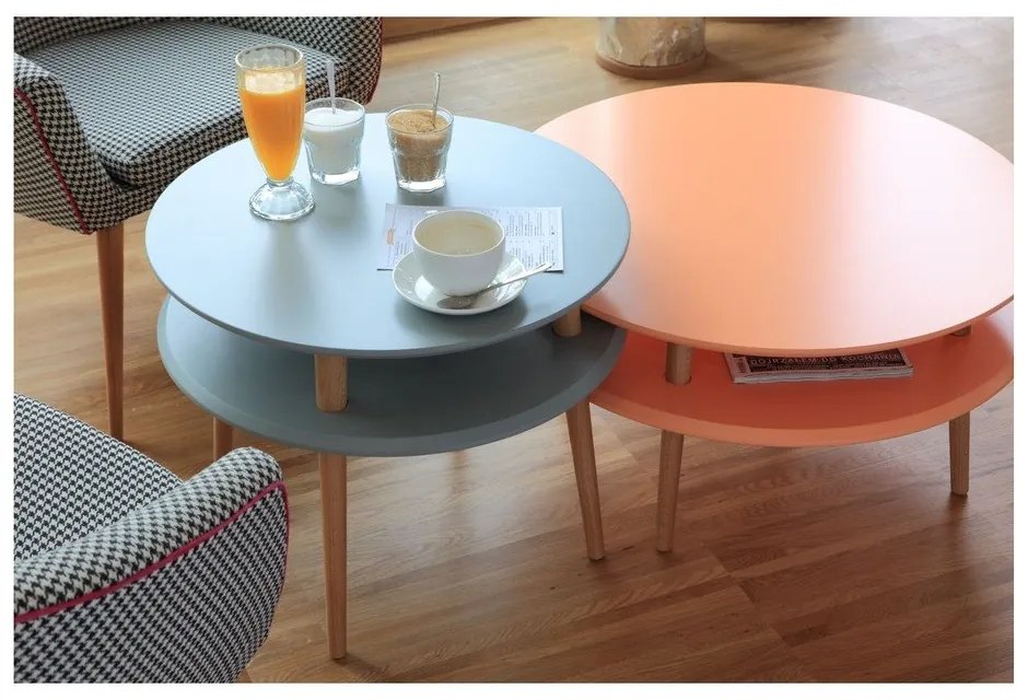 Svetlosivý konferenčný stolík Ragaba UFO, ⌀ 57 cm