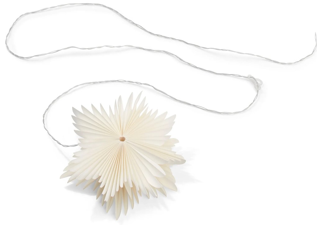 Papierová hviezda s LED diódami, malá