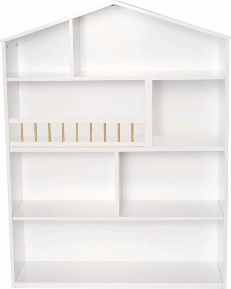 Polička domček pre bábiky biela