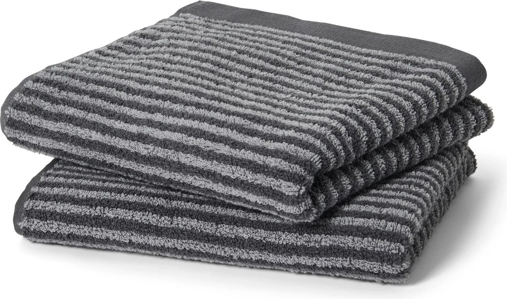 Kvalitné uteráky, 2 ks, antracitové