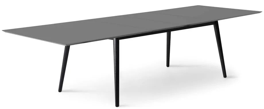 Čierno-antracitový rozkladací jedálenský stôl 100x210 cm Meza – Hammel Furniture