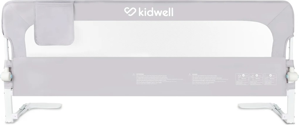 Detská zábrana na posteľ Kidwell CORI 150 cm, výška 50/65 cm
