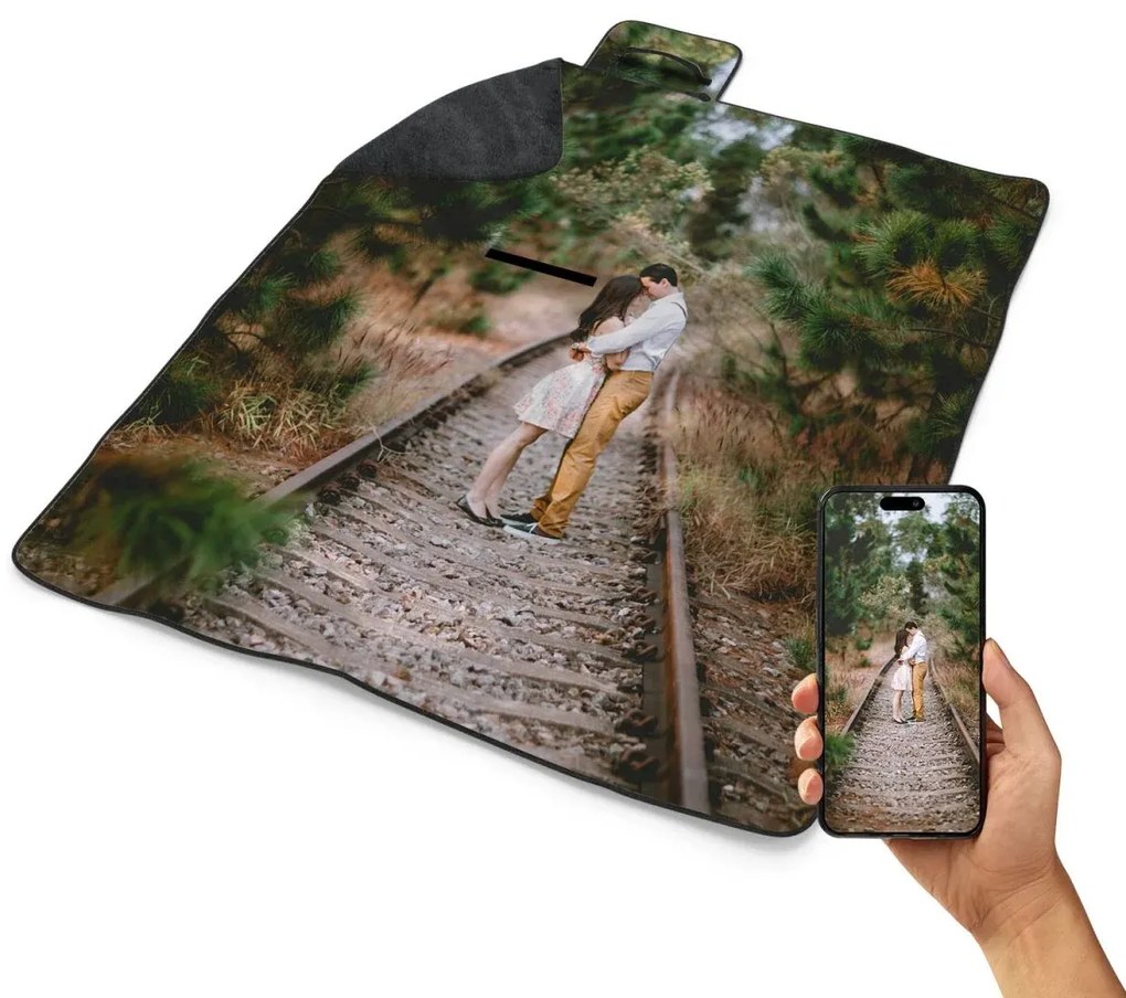 Plážová deka s vlastnou potlačou