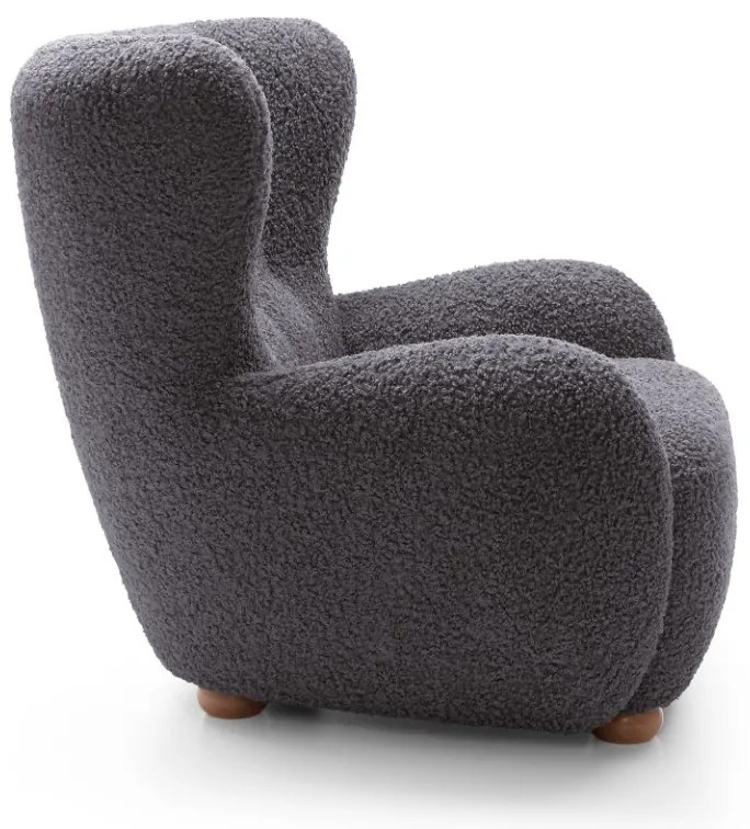 RELAXAČNÉ KRESLO PONCIO ROLF 08 ŠEDOHNEDÁ TMAVÁ