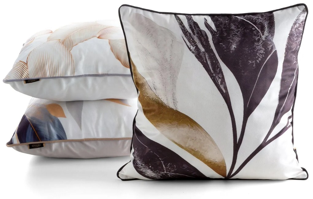 DEKORAČNÁ OBLIEČKA NA VANKÚŠ VELVET167 45X45 CM VZOROVANÁ