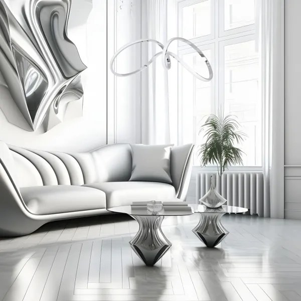 LED Luster na lanku TESORO LED/48W/230V lesklý chróm