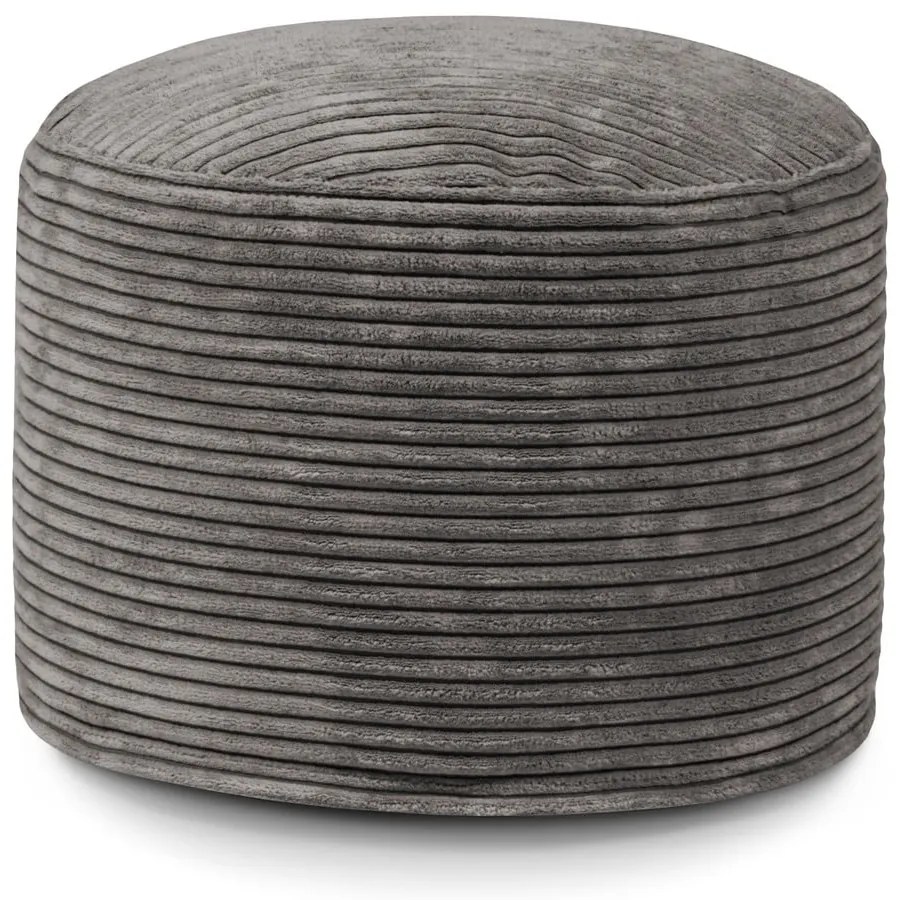 Tmavohnedý menčestrový sedací vak Mini – SLOWDOWN