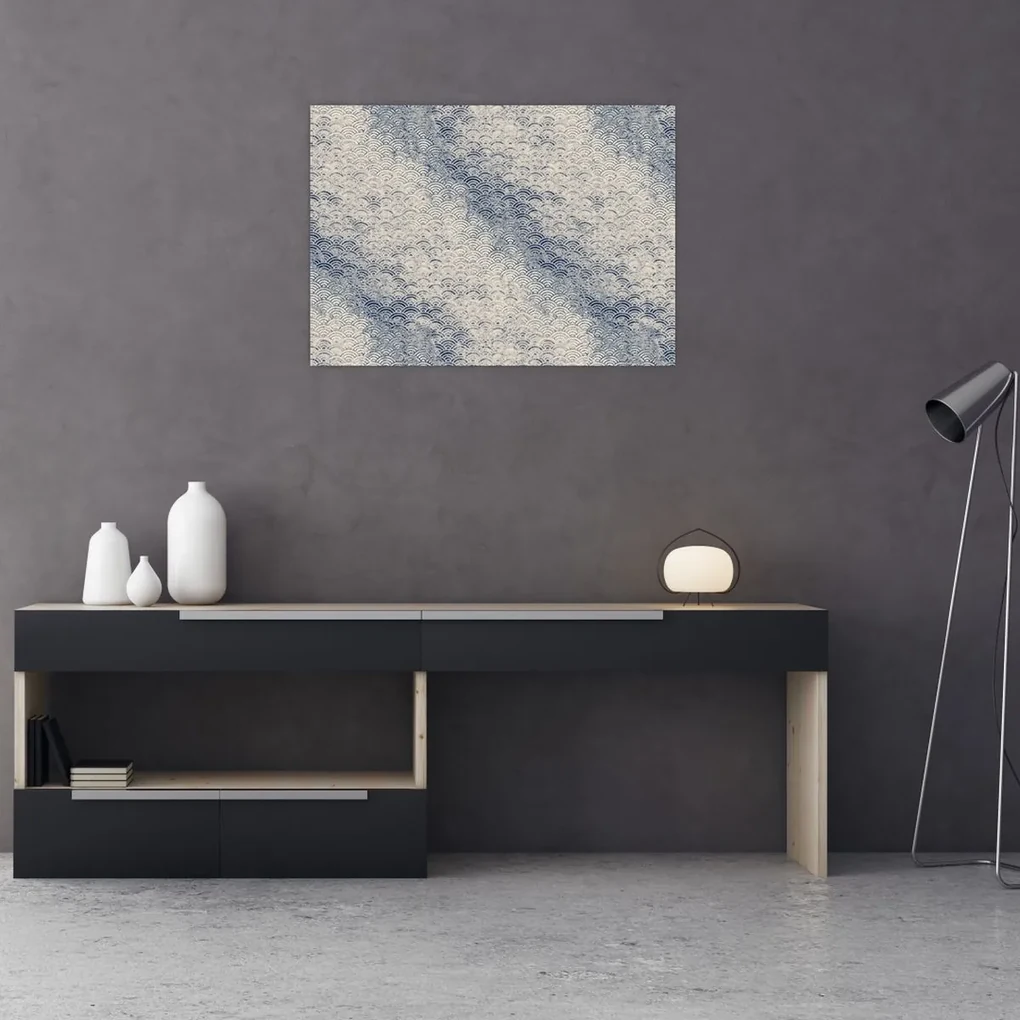 Obraz - Vzor vlniek (70x50 cm)