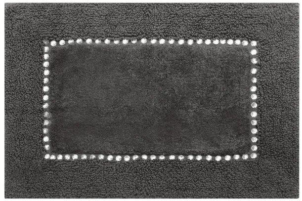 Kúpeľňový koberček CHIC oceľový