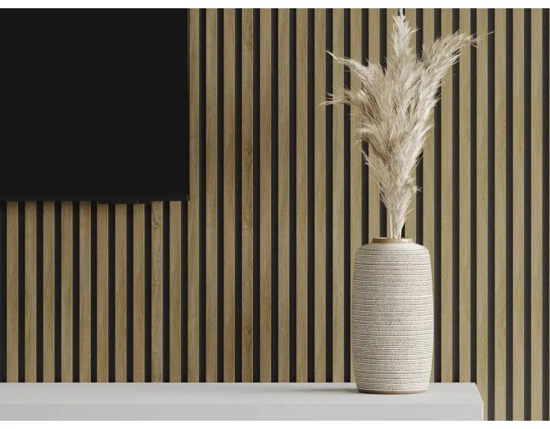 Mexen Lam-B, stenové lamely 275 × 31,5 cm, HDF doska 4 mm, dub klasický, S100-275317-2812-072